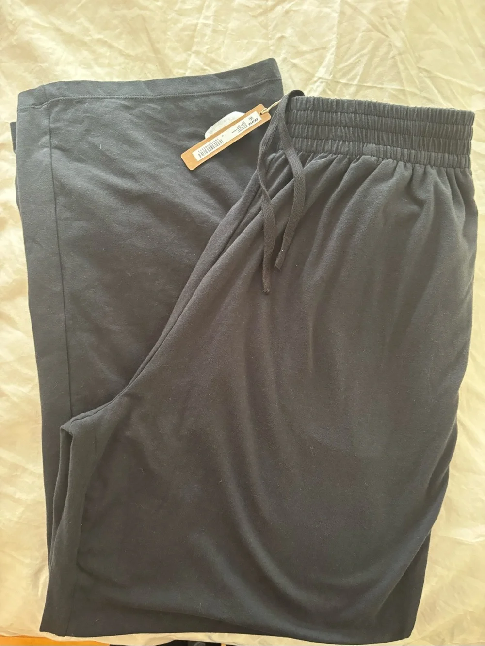 NWT SKIMS Cotton Jersey Wide-Leg Pants in Soot Size Small - Picture 9 of 9